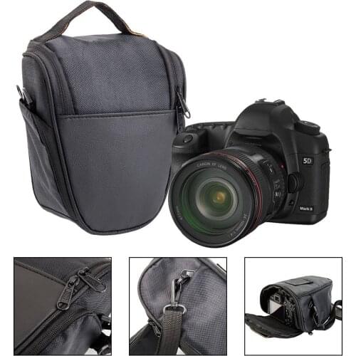 Camera Bag Triangle Shoulder Sling Travel Case for Nikon Z7 Z6 D3500 D3400 D5600 D5500 Canon EOS R6 R5 R 4000D 2000D 1300D 800D