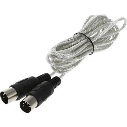 3M/10ft MIDI Extension Cable Electric Instruments Guitar Piano Keyboard MIDI Cable Male To Male 5 Pin Plug Connector Synthesizer