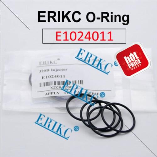 Diesel Injector Solenoid Valve Sealing Ring E1024011 Common Rail Nozzle Top Valve Sealing O-Rings for Cat 320D Fuel Injectors