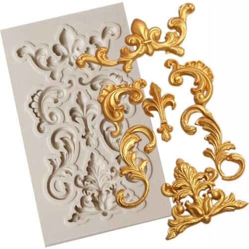 1 PCS DIY Border silicone mold fondant mold cake decorating tools chocolate gumpaste mold