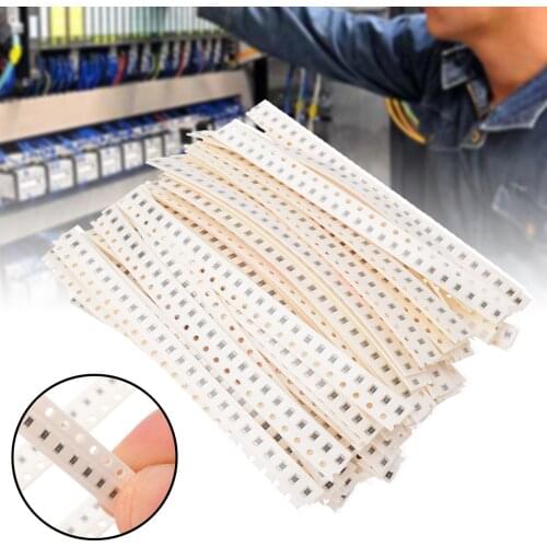 2000pcs/set 10R-910K Electrical Spplies SMD Resistors 0805 1% Precision SMD Resistor Assortment Kit 80 Values