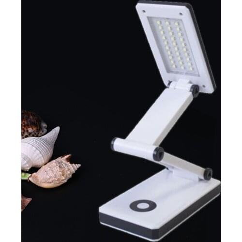 30LED Portable Foldable Rechargeable Study Desk Table Light Lamp 5W White