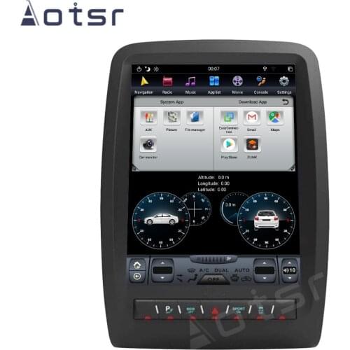 AOTSR Android 9 4+64G 12.1 inch PX6 Head Unit For Dodge Durango 2012 - 2019 Car GPS Navigation Car player DSP CarPlay Radio