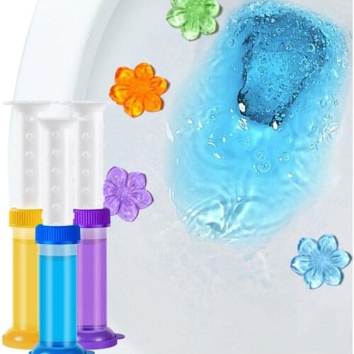 Flower Aromatic Toilet Gel Toilet Deodorant Cleaner Toilet Fragrance Remove Odors Household Cleaning Chemicals Toilet Cleaner