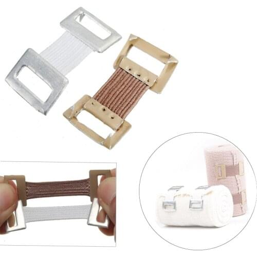 50PCS/Lot Elastic Bandage Wrap Stretch Metal Clips Fixation Clamps Hooks Bandage Clips