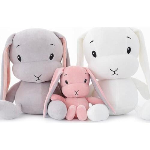 30cm Rabbit Stuffed Plush Toy Lovely Soft Plush Sleeping Pillow Doll For Childrens Gifts Comfortable Soft Simulated Animal Toy