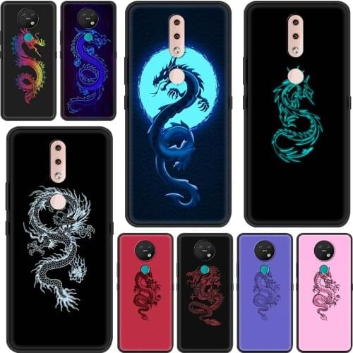 Fashion Dragon Animal Pattern Phone Case For Nokia G10 7.2 5.3 3.4 8.3 5.4 X20 X10 G20 C20 C10 2.3 2.4 4.2 1.4 3.2 2.2 Cover