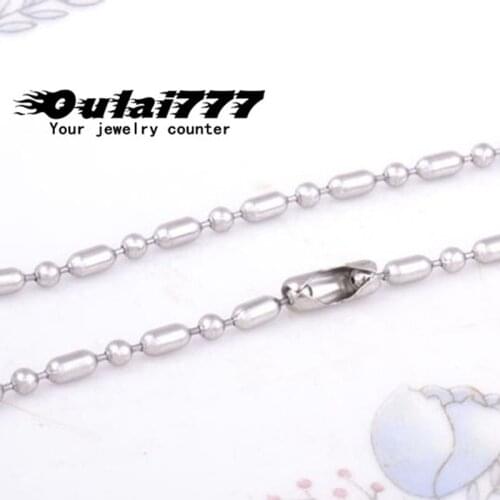 Stainless steel gothic women jewelry fashion necklaces mens necklace long jewelry on the neck punk chain necklace 2019 wholesale