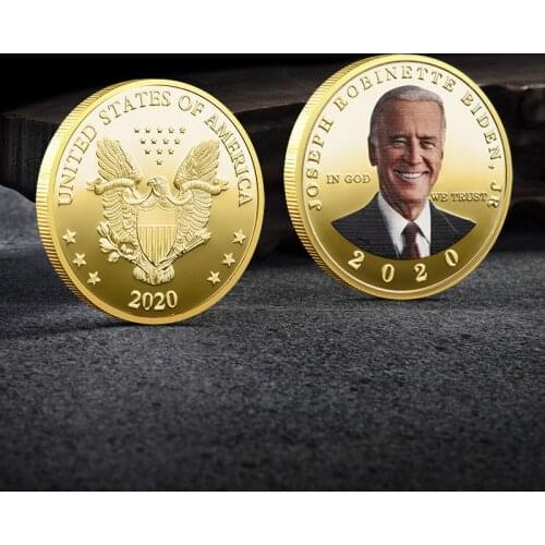 Biden Commemorative Coin 2020 U.S. Presidential Election Medal Collection Metal Badge Gifts Souvenir Coins