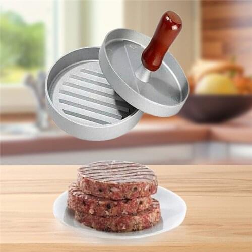 Hamburger Pressure Kitchen DIY Mold Aluminum Alloy Hamburg Pressing Machine Meat Maker Newest