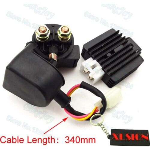 Regulator Rectifier & Solenoid Relay For Chinese GY6 50cc 90cc 125cc 150cc Moped Scooter Motorcycle Motocross