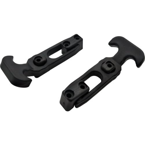 Smbbit 2 Pack T-Handle Hasp Rubber Flexible Draw Latch Elastic Shock Absorption Buckle Thermos Toolbox Buckle