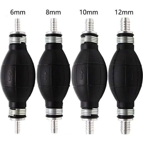 Fuel Pump 6/8/10/12mm Hand Fuel Pump Line Hand Primer Bulb Petrol Diesel Liquid Oil Gas Water Rubber Tube Aluminum For Car Boat