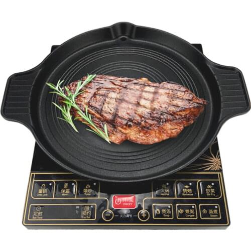 South Korean induction cooker home use maifanshi baking plate non stick smokeless barbecue BBQ steak grill roasting pan