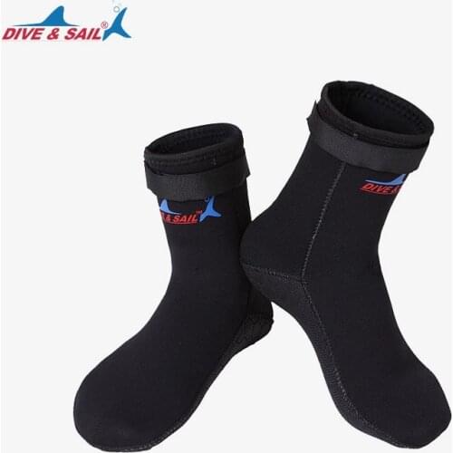 Winter Swimming Socks for Adult Prevent Scratches Keep Warming Swimming Fins Belt Shut Diving Socks Swim Shoes Boot
