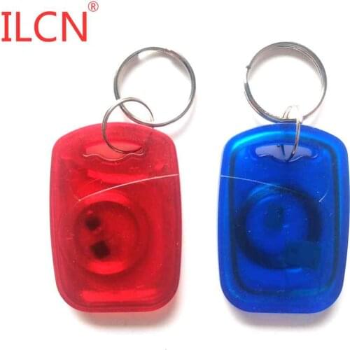 13.56MHZ UID 125KHZ RFID Dual Chip Frequency Changeable Rewritable Keyfob Composite Key Tag T5577 Intelligence Key Ring 1pcs