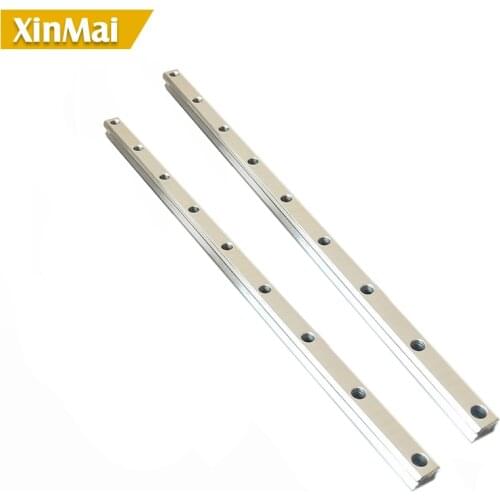2pc 100 -1150mm HGR15 HGR20 HGR25 HGR30 Square Linear Guide Rail for HIWIN Slide Block Carriages HGH20CA CNC Router Engraving
