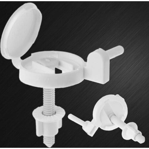 2pcs Plastic Toilet Seat Screws Fixings Fit Toilet Seats Hinges Repair Tools