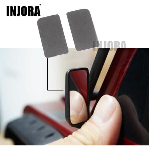 2Pcs TRX4 Metal Rearview Mirror for 1/10 RC Crawler Car Traxxas TRX-4 TRX 4 T4 Upgrade Parts
