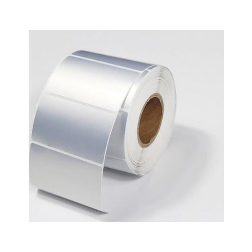 70*40*1000 PET Matt silver self-adhesive label paper barcode paper scratch resistance and corrosion resistance