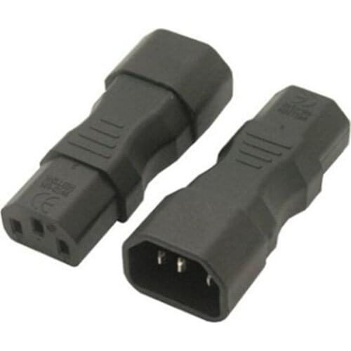 C13-C14 IEC 320 C13 to C14,Golbalma PDU UPS Plug/Socket 3 Pin Power Extension Adapter Receptacle for Wall Mount LCD LED TV