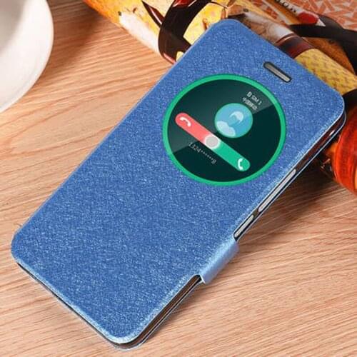 2pcs Coque for Asus Zenfone 3 Laser ZC551KL case back cover Smart View TPU Leather Flip Case for Asus Zenfone3 Laser case shell