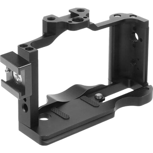 ZV1 Camera Cage Grip Rig for Sony ZV1 Video DSLR Stabilizer Bracket Case for Cold Shoe 1/4 3/8 Arri Mount Vlog Tripod