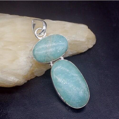 Gemstonefactory Jewelry Big Promotion 925 Silver Hot Sale Handmade Obsidian Women Ladies Gifts Necklace Pendant 0948