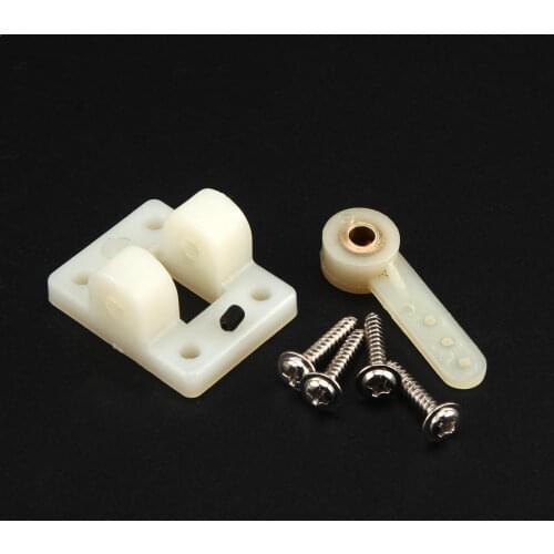 RC Flight Model Front Wheel Steering Seat Base With Steering Arm