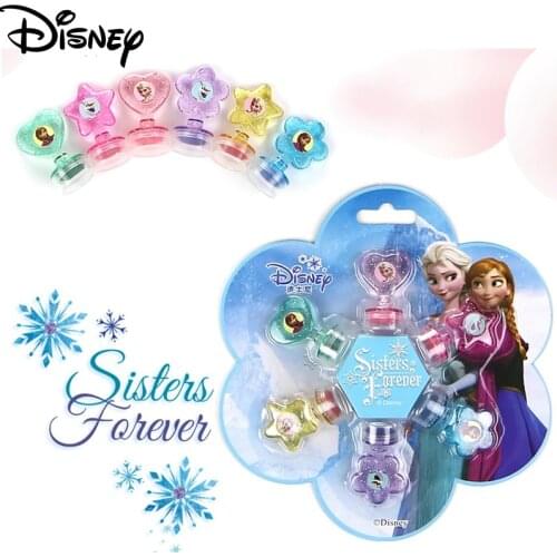Disney Childrens Seal Set Cute Cartoon School Students Reward Encourage Small Seal Princess Frozen Elsa Toys for Kids Gift