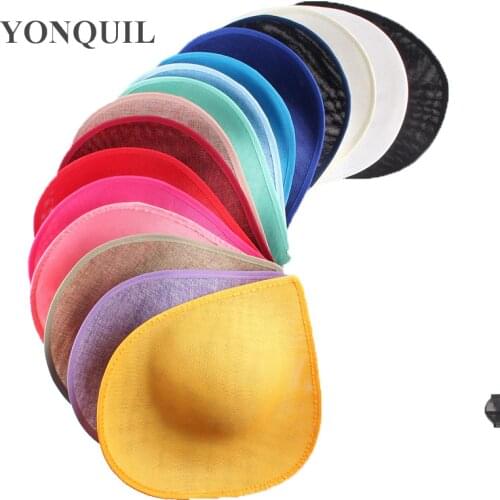 2020 New Arrival Multiple Colors 30 CM Derby Hair Hat Fascinator Base Wedding Party Church Banquet Hair Accessory 5Pcs/Lot SYB05