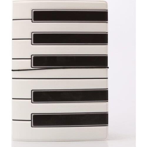 Fashion piano keys 3D stereoscopic passport cover passport holder documents Set PVC Credit Holder ID Card for abroad travel