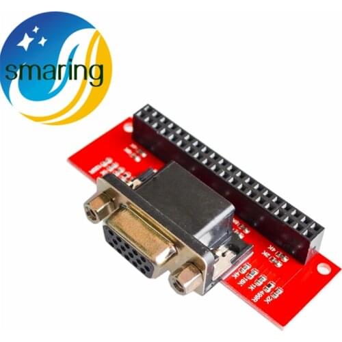 New Arrival VGA666 Adapter Board DPI Dtoverlays Module GPIO To VGA For Raspberry Pi 3B/2B/B+ Connection DIY RC Toy