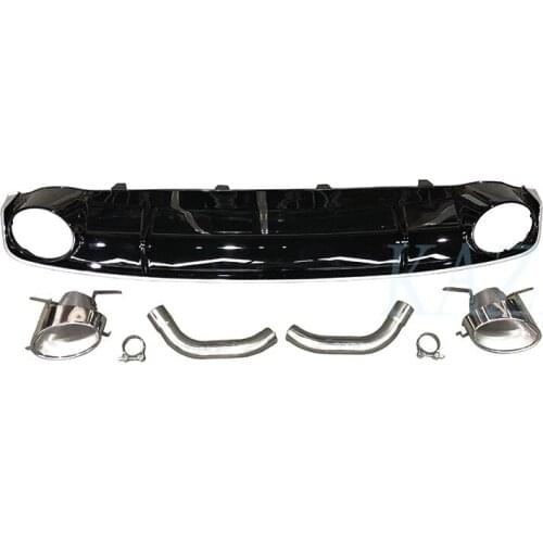Suitable For New 16-18 Audi Q7 Upgrade Rsq7 Modified Accessories Big Surround Front Bar Assembly Middle Net Rear Lip Tail Throat