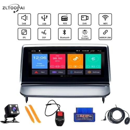 Professional Android 10 Car Multimedia Player Auto Radio GPS Navigation For VOLVO S40 C30 2006-2012 Car Player 4Core 2GB+16GB