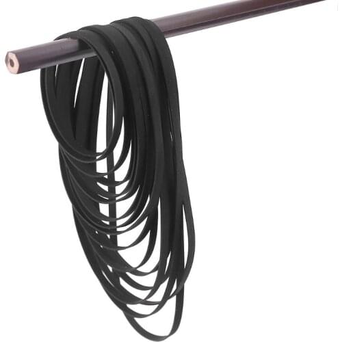 Turntable Belt Rubber Flat Drive Belt for Record Player Walkman DVD CD-ROM Repeater 4mm Wide
