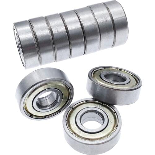 10pcs Ball Bearing 608ZZ Double Shielded Miniature carbon steel Single Row Deep Groove 608 for fidget spinner 8*22*7mm