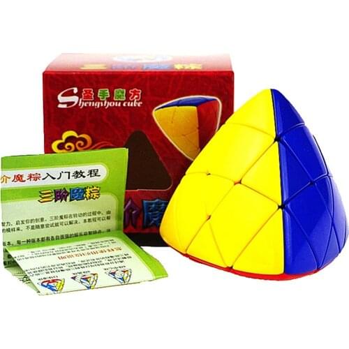 Shengshou 3 layers Mastermorphix Speed Cube 3x3 Rice Dumpling Magic Puzzle Cube shengshou 3x3x3 cubo Magico