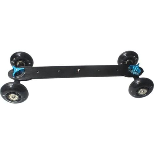 Super Mute Camera Rail Car Dolly Skater Wheel Truck Slider for DSLR Camera Video