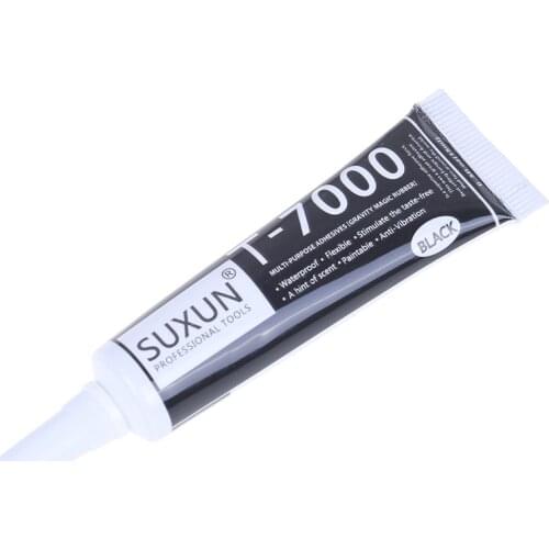 15ml T7000 Super Black Epoxy Resin T-7000 Black Body Rubber Super Sealant Mobile Phone Touch Screen Repair Glue