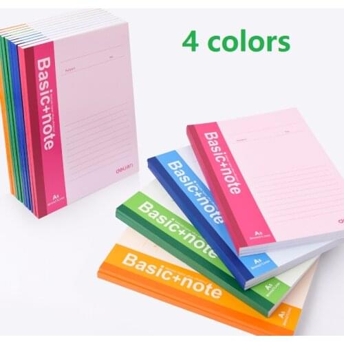 30/40/50/60/80/100Sheets Notebook A5 Soft Copybook Students Exercise Book Office Meeting School Class Notes Homework Paper 7650