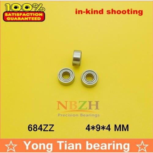 10 PCS free shipping thin wall deep groove ball bearing 684ZZ 684-2RS 4*9*4 mm ABEC-5