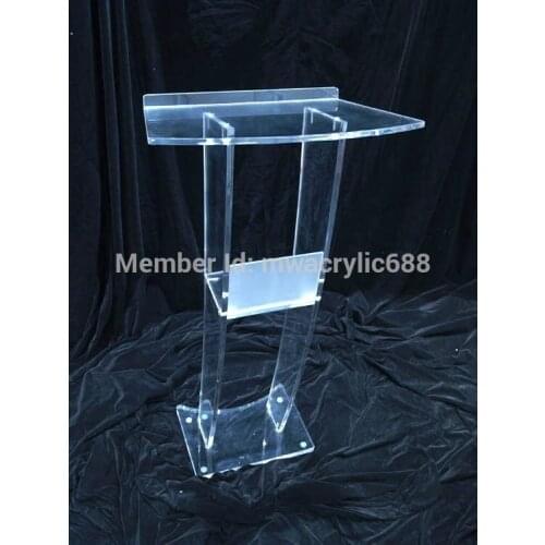 High Quality Price Reasonable Beautiful Cheap Clear Acrylic Podium Pulpit Lectern