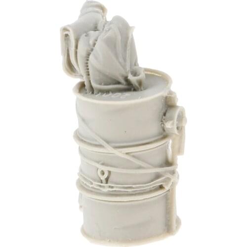 1/35 Resin Oil Drum Canvas Bags Model Unpainted Resin Figure