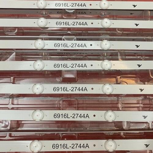 15 PCS/lot LED Backlight strip For LG 43UH620V 43UH610T 43UH610A 43UH6100 43UH630V 43UH603V 6916L-2744A UHD 1