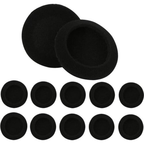 2018 Hot Sale Fashion 10 Pcs 40mm Foam Pads Ear Pad Sponge Earpads Headphone Cover For Headset Headphones Pads Nice