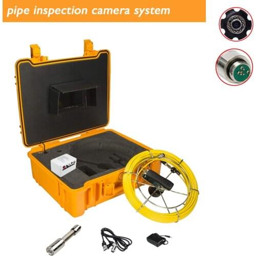 2020 Hot Sale 7''LCD Screen Pipe Inspection Video Camera Sewer Drain Pipeline Endoscope Camera System 23mm 20m Cable