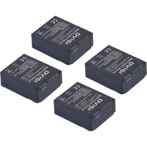 4Pcs AHDBT-301 AHDBT301 AHDBT301 AHDBT302 Rechargeable Battery for GoPro HERO3+ HERO3 and GoPro AHDBT-201 AHDBT-301 AHDBT-302