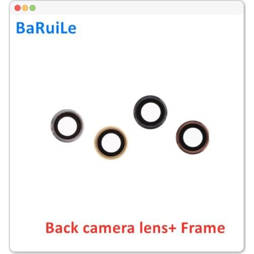 BaRuiLe 20pcs Back Camera Lens Repair Spare Part for iPhone 6 6S Plus 6P Rear Camera Glass with Frame Replacement Parts
