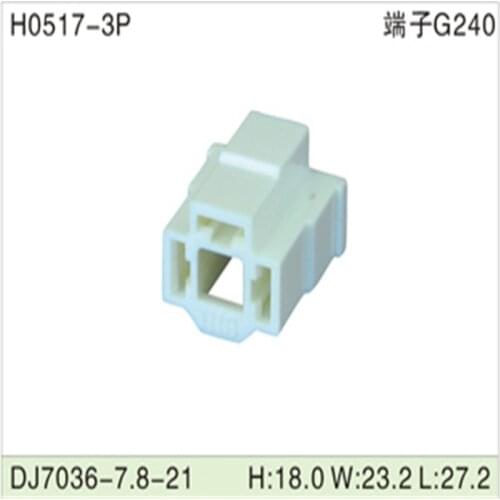 Free shipping 500pcs DJ7036-7.8-21 7.8mm 3Pin AMP Car Electrical Wire Connectors for VW,BMW,Audi,Toyota,NISSAN AND other